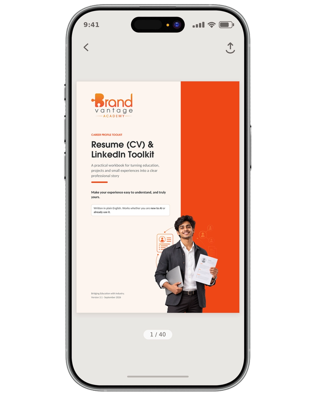 Cover of the CV and LinkedIn Toolkit